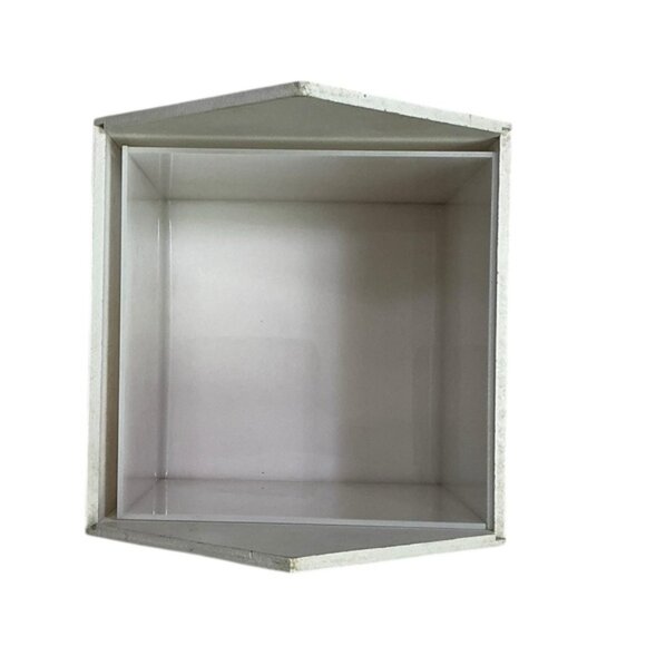 Vintage Cookie Cottage Canister Hand Painted Wood Container Dutch Farmhouse - Picture 9 of 16